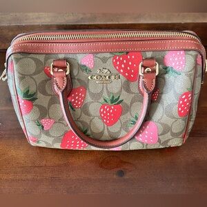 Strawberry Coach Purse